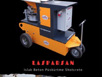 ıslak beton püskürtme shotcrete