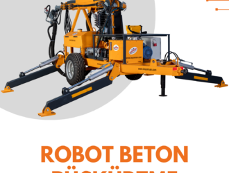 robot beton püskürtme makinesi